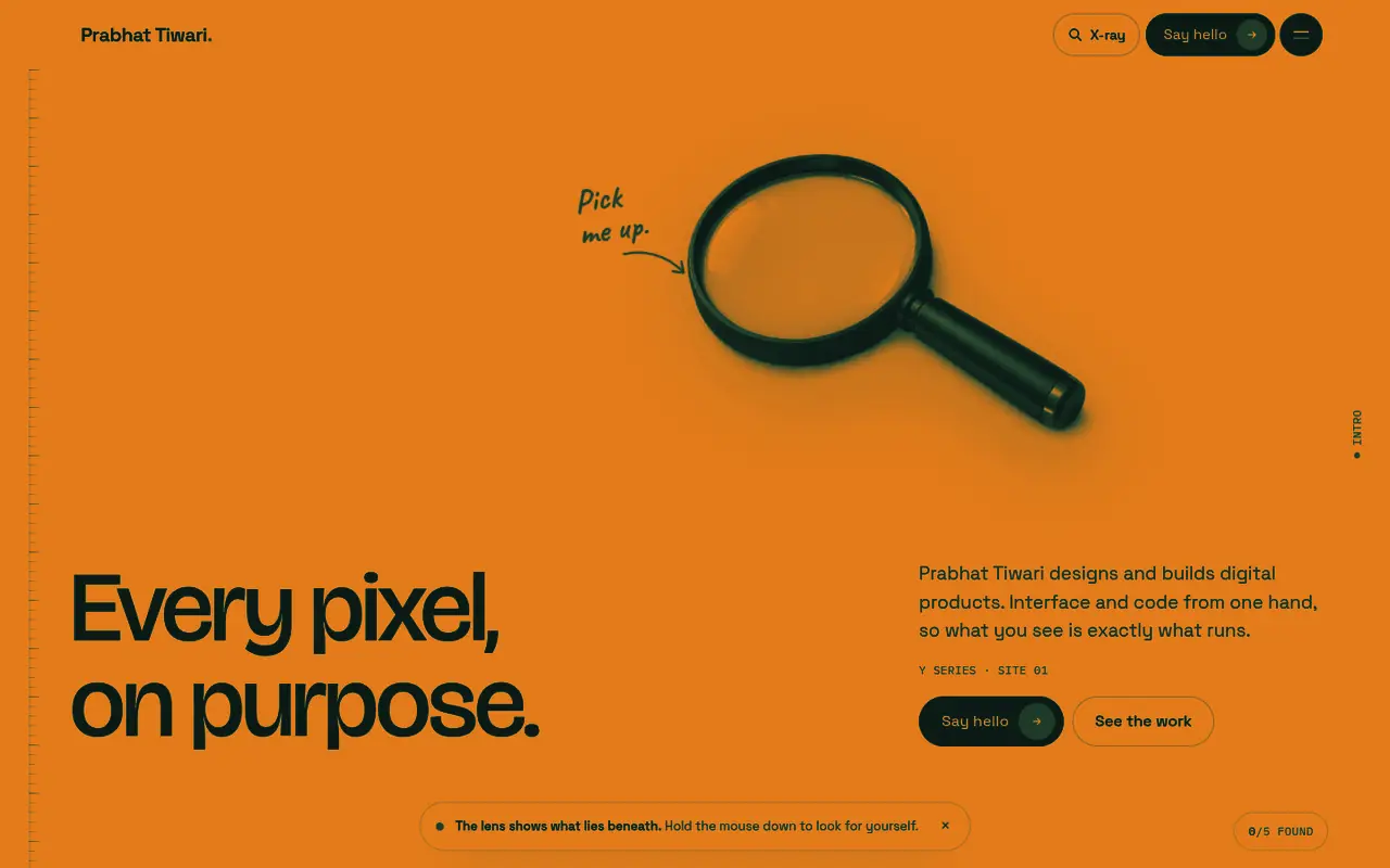 Y1: from a point to a product